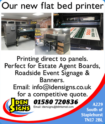 Our new flat bed printer