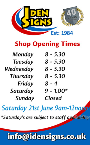 Opening Times