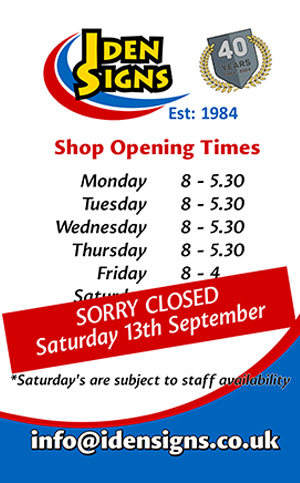 Opening Times