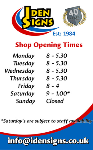 Opening Times