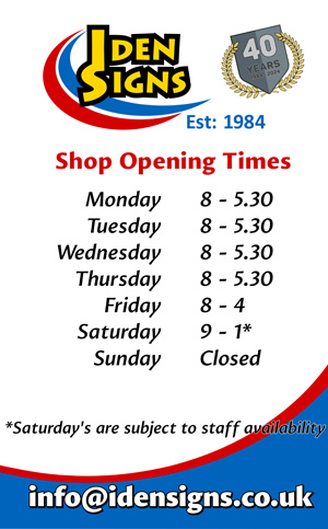 Opening Times